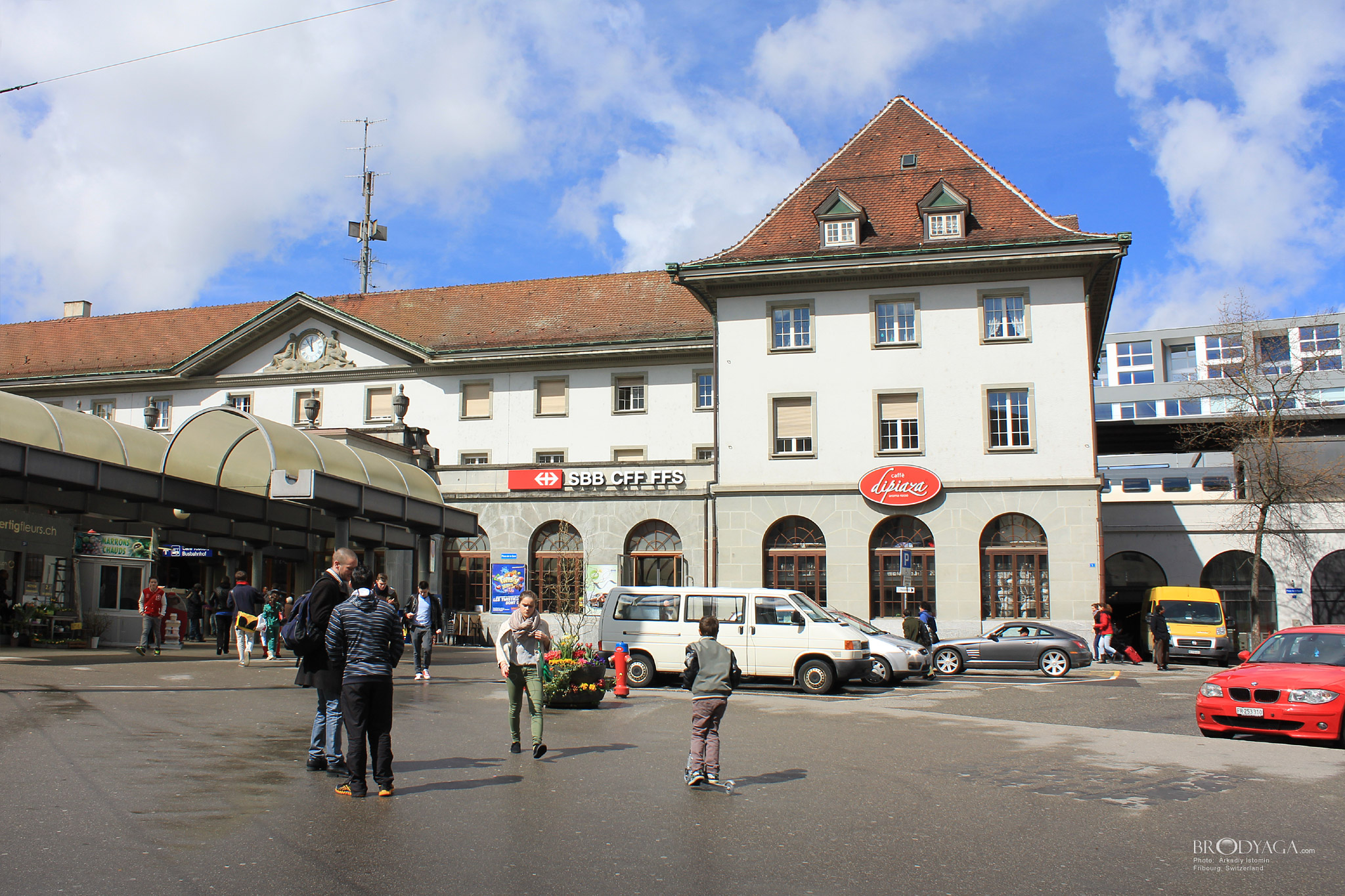 Railway station Fribourg